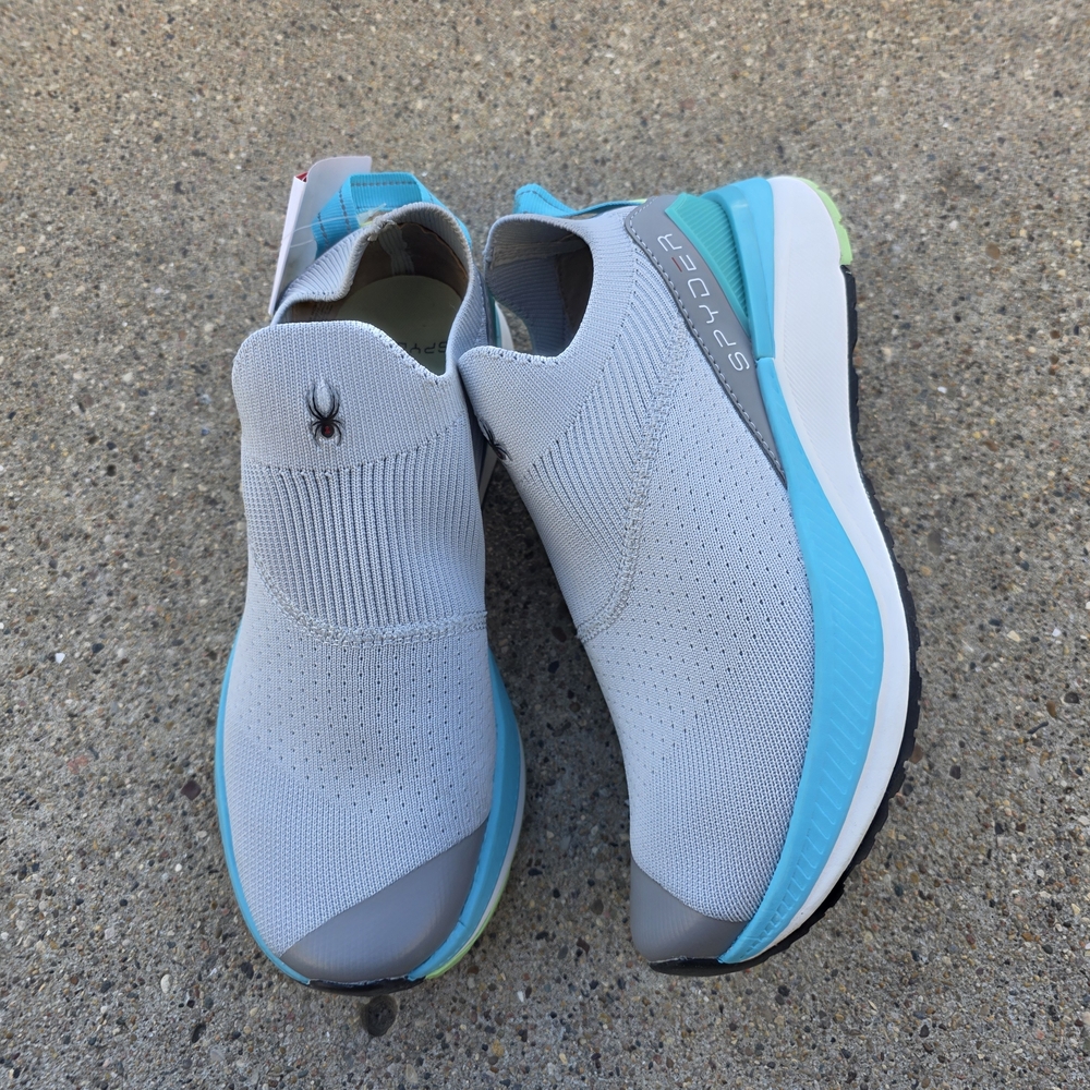 SPYDER Women's Gray and Blue Slip-On Sneakers Size 7.5 - Picture 5 of 11